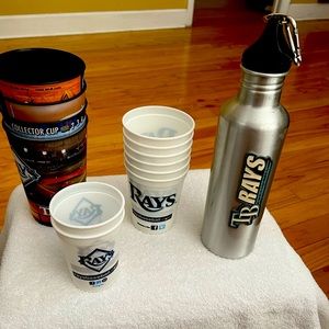 💙 Tampa Bay Rays Cups and Aluminum Bottle